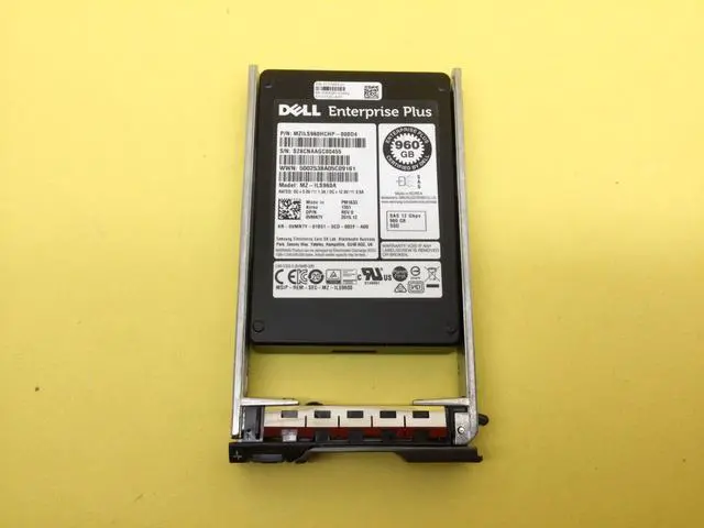 Main image of (NOT FOR HOME PC!) VMN7Y Dell Enterprise Plus 960GB SAS 12Gbps Read Intensive 2.5in SSD MZ-ILS960A