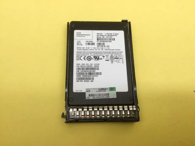 Main image of (NOT FOR HOME PC!) 822563-B21 HP 1.6TB SAS 12G MIXED USE SFF SC SS540 SSD 822788-001