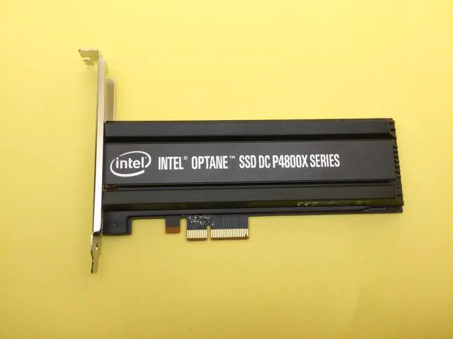 Alt view image 2 of 4 - Intel Optane DC P4800X Series 375GB PCIe NVMe SSD SSDPED1K375GA Full Height