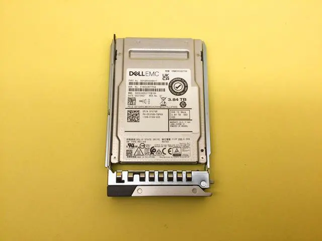 Main image of (NOT FOR HOME PC!) FXYGR Dell 3.84TB SAS 12Gbps Mix Use 2.5'' Self-encrypting SED SSD KRM6VVUG3T84