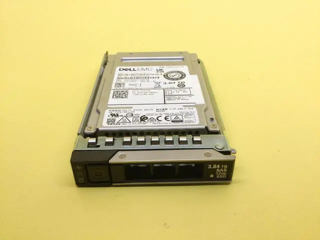 Alt view image 2 of 3 - (NOT FOR HOME PC!) FXYGR Dell 3.84TB SAS 12Gbps Mix Use 2.5'' Self-encrypting SED SSD KRM6VVUG3T84