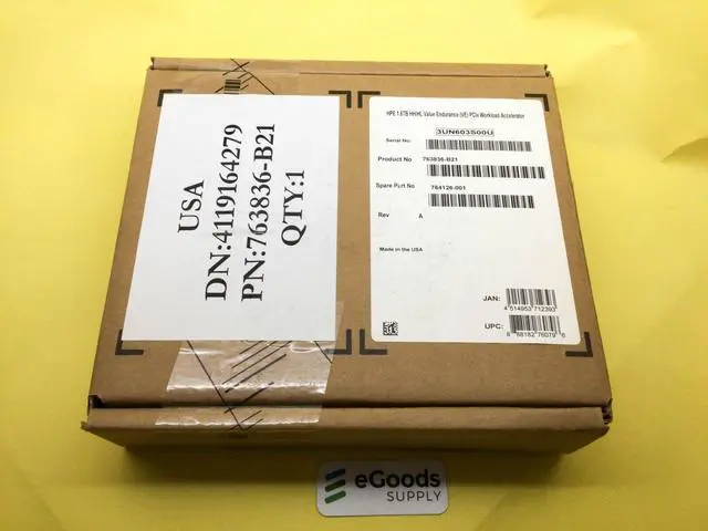 Alt view image 3 of 3 - 763836-B21 HP 1.6TB HH/HL VE PCIe WORKLOAD ACCELERATOR 764126-001 New Sealed