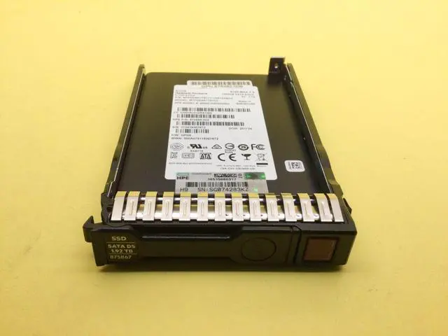Alt view image 2 of 3 - 875478-B21 HPE 1.92TB SATA 6G MIXED USE SFF SC SSD 875867-001 - OEM