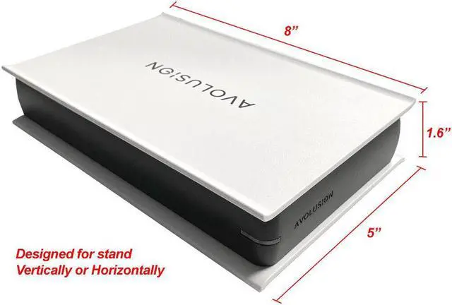 Alt view image 4 of 7 - Avolusion PRO-5X Series 3TB USB 3.0 External Gaming Hard Drive PS4 Slim, Pro,1st