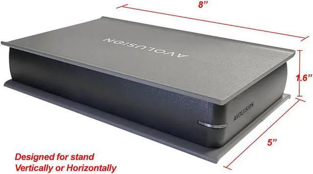 Alt view image 3 of 7 - Avolusion PRO-5X Series 4TB USB 3.0 External Gaming Hard Drive PS4 Slim, Pro,1st