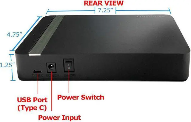 Alt view image 4 of 6 - Avolusion PRO X 3TB USB 3.0 External Gaming Hard Drive for PS5 Game Console