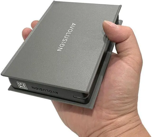 Alt view image 4 of 7 - Avolusion Mini Pro-5X 3TB USB 3.0 Portable External Gaming PS4 Hard Drive (Grey)