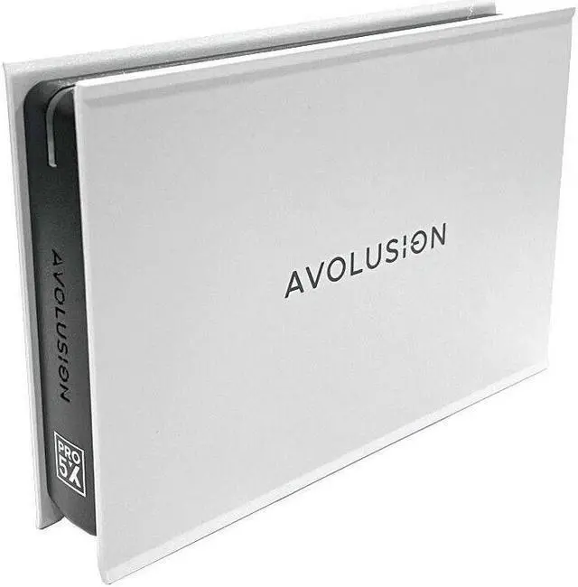 Alt view image 2 of 7 - Avolusion Mini Pro-5X 3TB USB 3.0 Portable External Gaming PS5 Hard Drive White