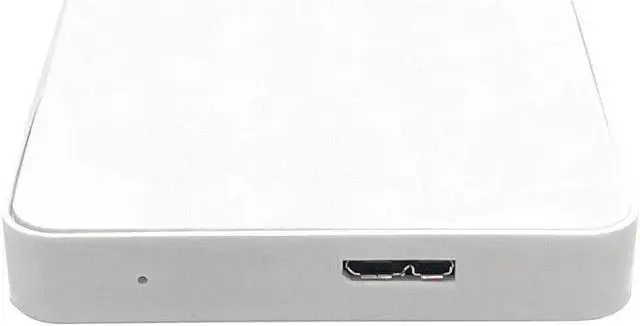 Alt view image 6 of 7 - Avolusion Z1-S 500GB USB 3.0 Portable External Gaming PS4 Hard Drive - White