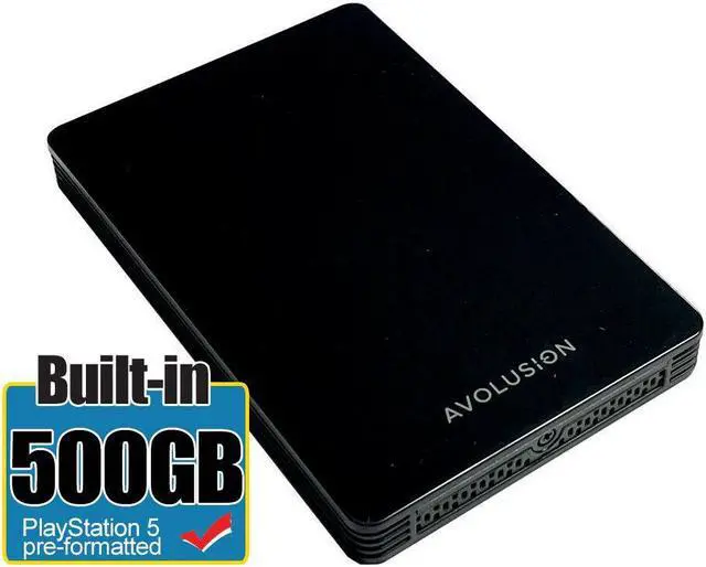 Main image of Avolusion HD250U3-Z1-PRO 500GB USB 3.0 Portable External Gaming PS5 Hard Drive