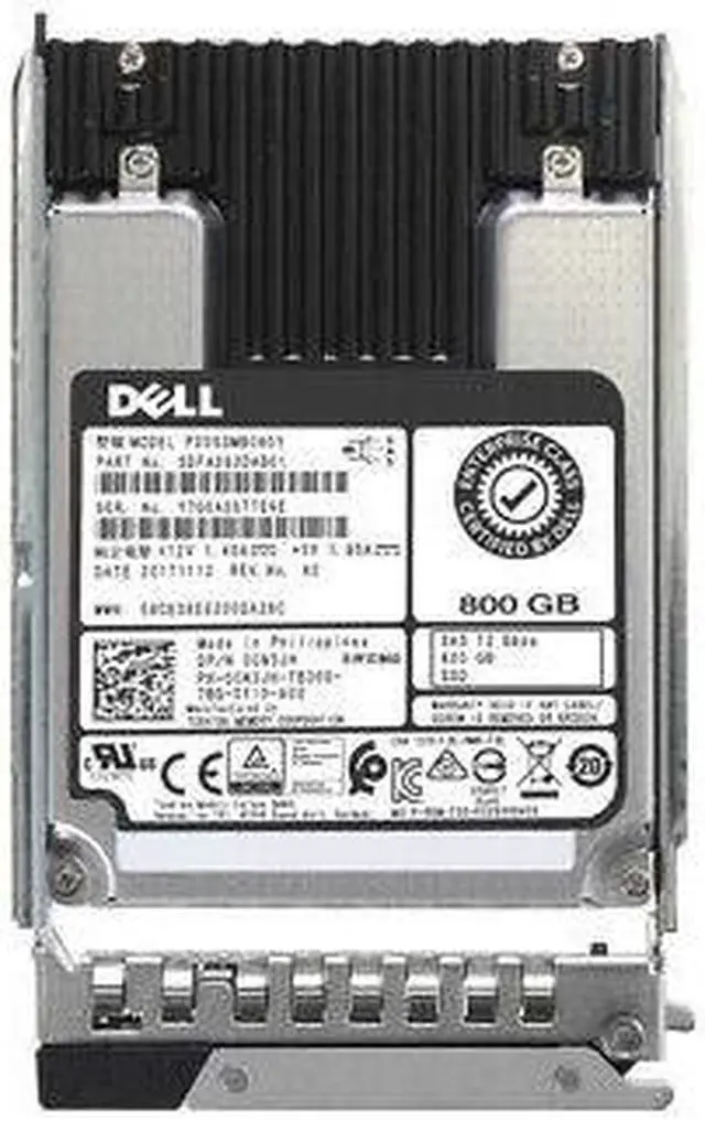 Alt view image 5 of 5 - (NOT FOR HOME PC!) Dell 800GB 12Gbps SAS WI MLC 2.5 SSD PX05SMB080Y (PX05SMB080Y)