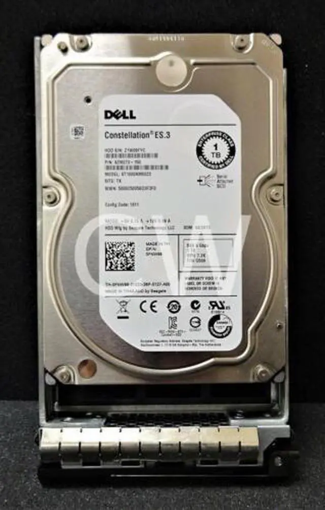 Main image of (NOT FOR HOME PC!) FNW88 ST1000NM0023 Dell ES.3 1TB 7200RPM 6Gbps 3.5" SAS SERVER HDD Hard Drive