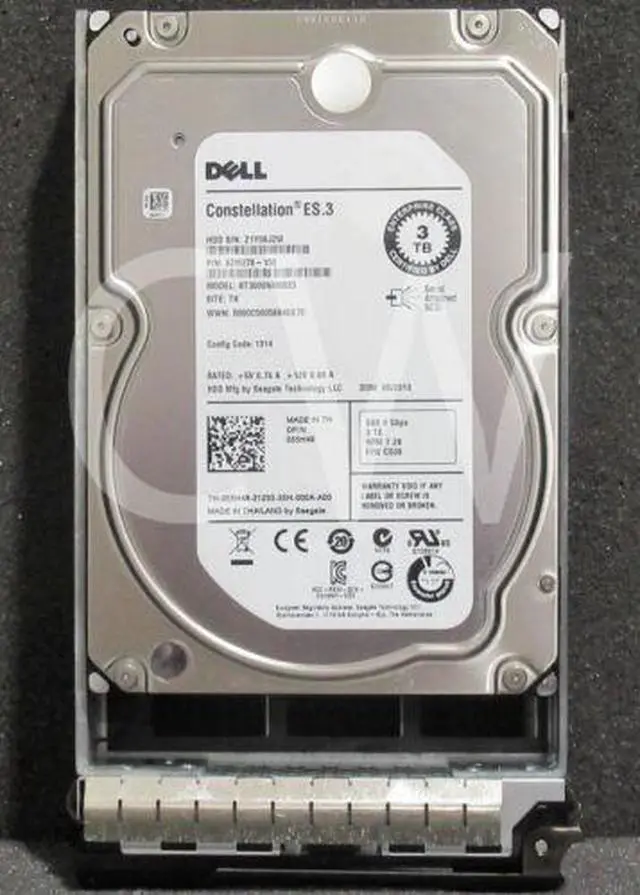 Main image of (NOT FOR HOME PC!) 55H49 ST3000NM0023 Dell ES.3 3TB 7.2K 6Gbps 128MB Cache 3.5" SAS HDD Hard Drive