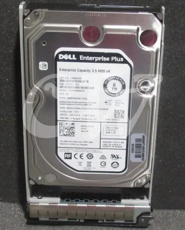 Main image of (NOT FOR HOME PC!) 8D1V4 ST6000NM0034 Dell ENTERPRISE 6TB 7.2K RPM 12Gb/s 3.5'' SAS HDD Hard Drive