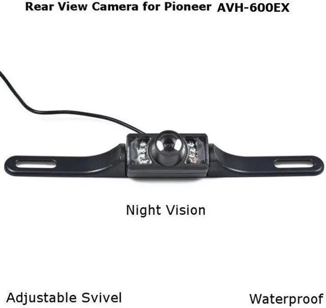 Main image of New Rear View Camera Backup License Plate Night for Pioneer AVH-600EX AVH600EX