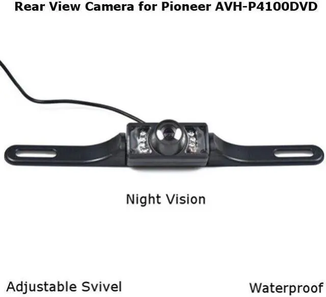 Main image of Rear View Camera Backup License Plate Night for Pioneer AVH-P4100DVD AVHP4100DVD