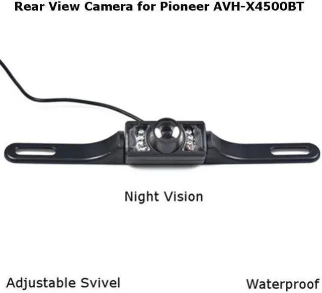 Main image of Rear View Camera Backup License Plate Night for Pioneer AVH-X4500BT AVHX4500BT