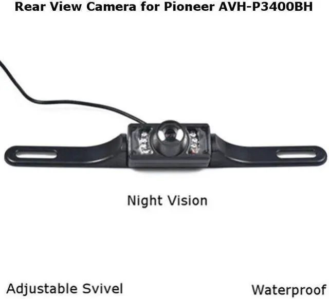 Main image of Rear View Camera Backup License Plate Night for Pioneer AVH-P3400BH AVHP3400BH