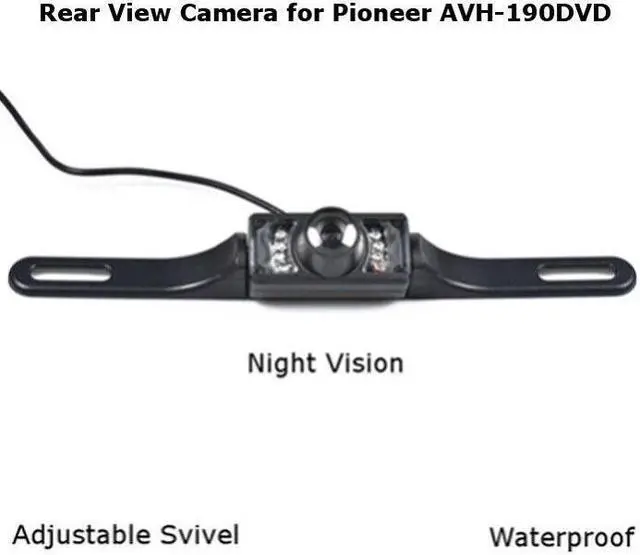 Main image of New Rear View Camera Backup License Plate Night for Pioneer AVH-190DVD AVH190DVD