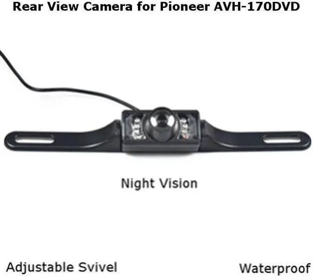 Main image of Rear View Camera Backup License Plate Night for Pioneer AVH-170DVD AVH170DVD