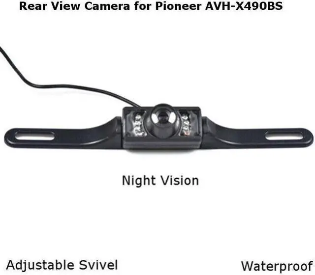 Main image of Rear View Camera Backup License Plate Night for Pioneer AVH-X490BS AVHX490BS