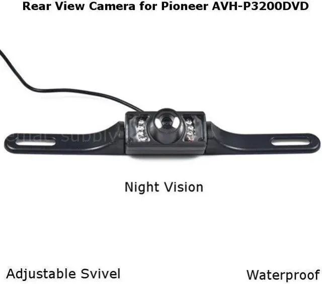 Main image of Rear View Camera Backup License Plate Night for Pioneer AVH-P3200DVD AVHP3200DVD