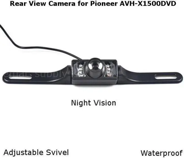 Main image of Rear View Camera Backup License Plate Night for Pioneer AVH-X1500DVD AVHX1500DVD