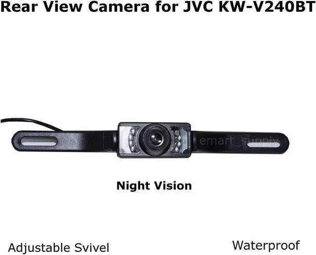Main image of New Rear View Camera Backup License Plate Night for JVC KW-V240BT KWV240BT