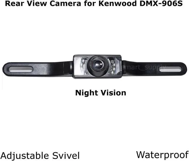 Main image of New Rear View Camera Backup License Plate Night for Kenwood DMX-906S DMX906S