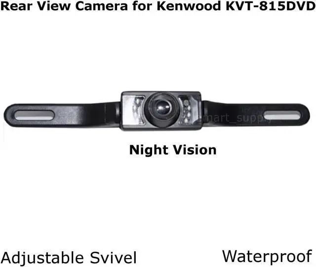 Main image of New Rear View Camera Backup License Plate Night for Kenwood KVT-815DVD KVT815DVD