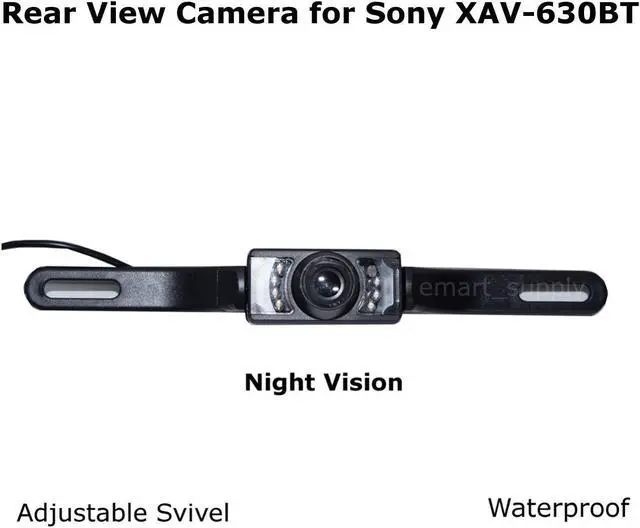 Main image of New Rear View Camera Backup License Plate Night for Sony XAV-630BT XAV630BT