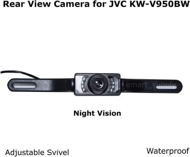 Main image of New Rear View Camera Backup License Plate Night for JVC KW-V950BW KWV950BW