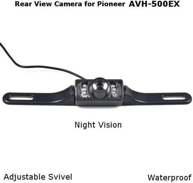 Main image of New Rear View Camera Backup License Plate Night for Pioneer AVH-500EX AVH500EX