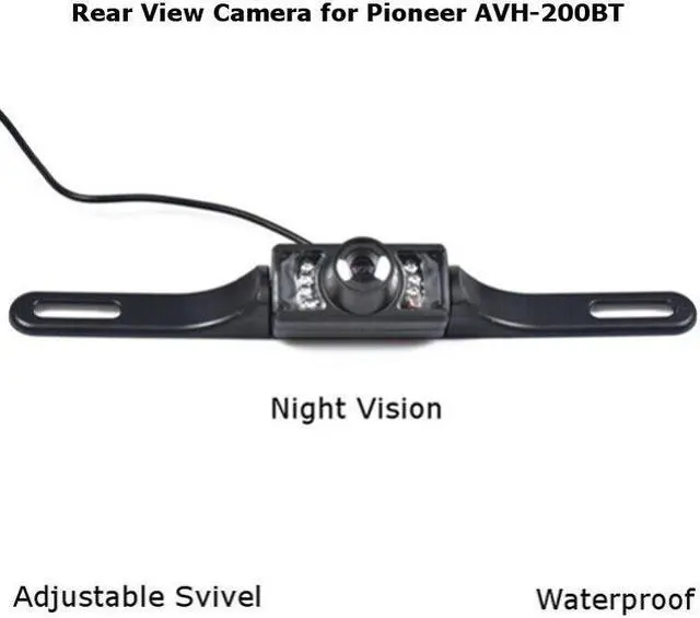 Main image of New Rear View Camera Backup License Plate Night for Pioneer AVH-200BT AVH200BT