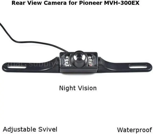 Main image of Rear View Camera Backup License Plate Night for Pioneer MVH-300EX MVH300EX