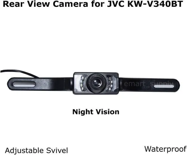 Main image of New Rear View Camera Backup License Plate Night for JVC KW-V340BT KWV340BT