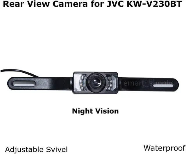 Main image of New Rear View Camera Backup License Plate Night for JVC KW-V230BT KWV230BT