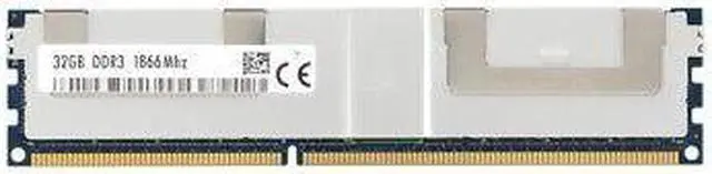 Alt view image 3 of 3 - Dell 32GB 4Rx4 DDR3 LV LRDIMM 1866Mhz Load Reduced (A7187321) (A7187321-OSTK)