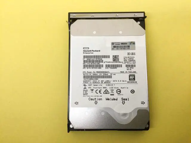 Main image of 861596-B21 HPE 8TB SATA 6G MDL 7.2K LFF 3.5" LP 512e DS HDD 861610-001