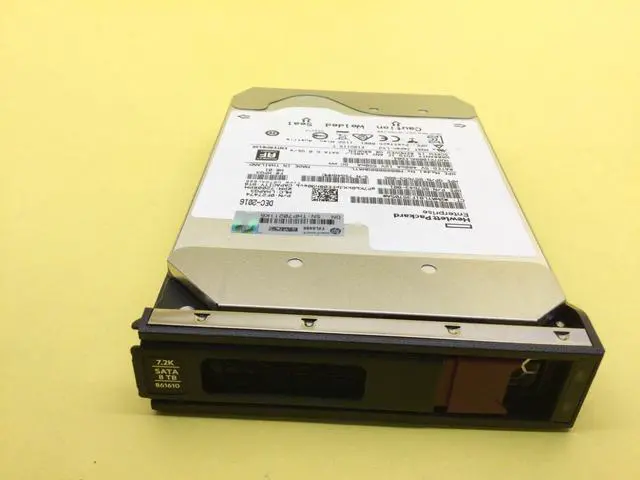 Alt view image 2 of 3 - 861596-B21 HPE 8TB SATA 6G MDL 7.2K LFF 3.5" LP 512e DS HDD 861610-001