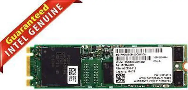Main image of Genuine Intel SSDSCKJB150G7 DC S3520 Seried 150GB SATA 6G MLC M.2 SSD J57264-000