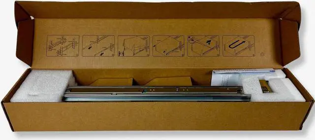 Alt view image 2 of 7 - New Dell PowerEdge VRTX M520 VRTX M620 3U Sliding Ready Rails Kit MP58Y KVPWJ