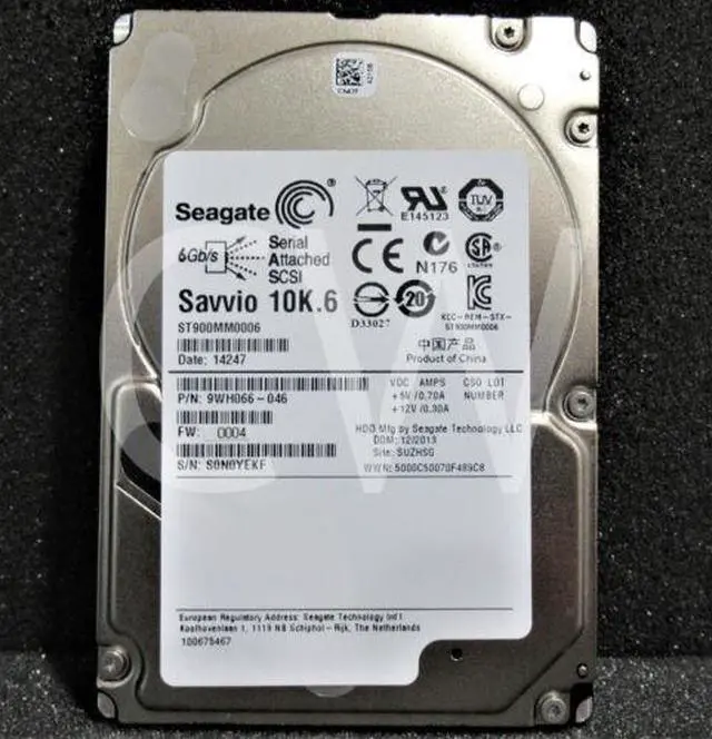 Main image of (NOT FOR HOME PC!) ST900MM0006 Seagate SAVVIO 10K.6 900GB 10000RPM 6Gbps 2.5" SAS HDD Hard Drive