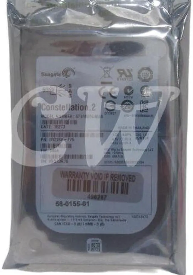 Main image of (NOT FOR HOME PC!) 0-HRS ST91000640SS 9RZ268 Seagate .2 1TB 7.2KRPM 6Gbps 2.5"SAS HardDrive FW:0004
