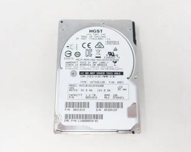 Main image of (NOT FOR HOME PC!) HUC101812CSS200 0B32671 HGST 1.2TB 10K 12Gb/s SAS 2.5" Server Hard Drive