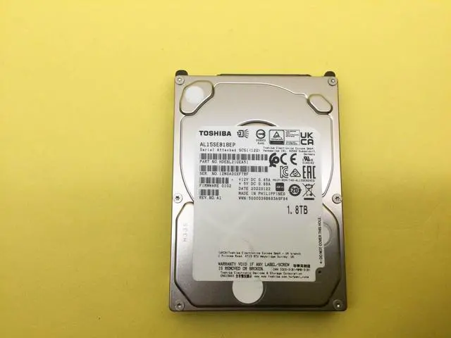 Alt view image 2 of 2 - (NOT FOR HOME PC!) Toshiba 1.8TB 10K SAS 12Gb/s 2.5in 4KN HDD AL15SEB18EP NEW