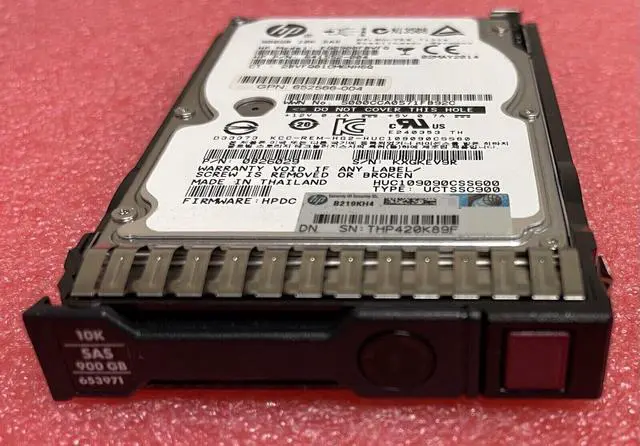 Alt view image 2 of 2 - (NOT FOR HOME PC!) HP 900GB 10K 6G SFF SAS SC HDD HARD DRIVE 641552-004 652566-004 EH900FBVFQ