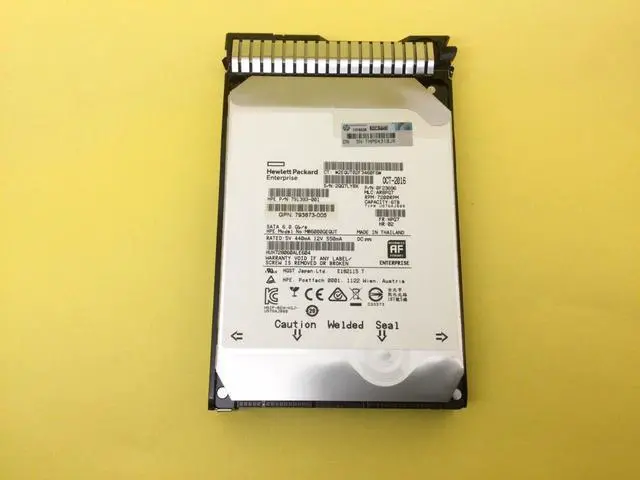 Main image of 793683-B21 HPE 6TB 7.2K SATA 6Gb/s LFF 3.5" SC HE 512E HDD 793767-001