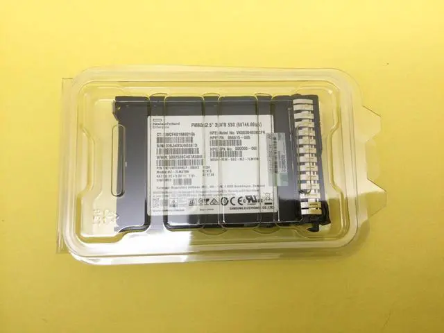 Alt view image 3 of 4 - 868830-B21 HPE 3.84TB SATA 6G READ INTENSIVE 2.5IN SC DS SSD 868932-001