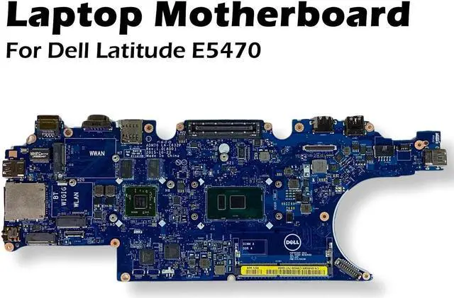 Alt view image 2 of 7 - Dell Latitude E5470 Motherboard W/ i7 2.6GHz Discrete AMD Graphics 1 DIMM NR58R